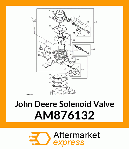 VALVE, SOLENOID AM876132