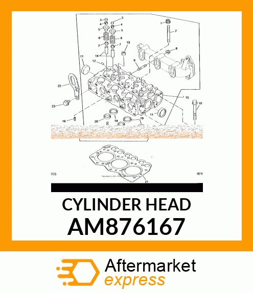 Cylinder Head AM876167