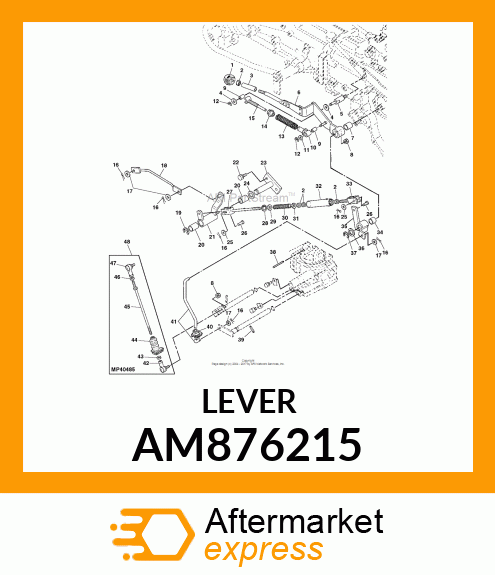 LEVER, LEVER ASSEMBLY AM876215