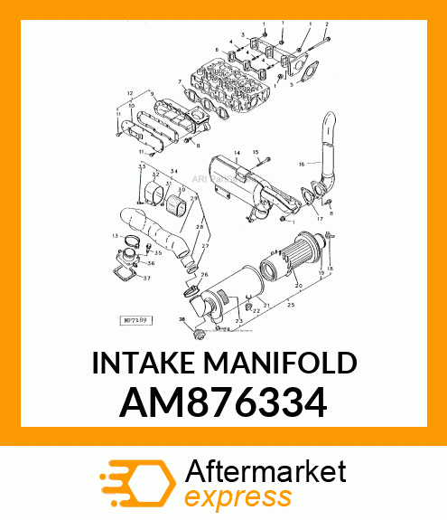 Intake Manifold AM876334