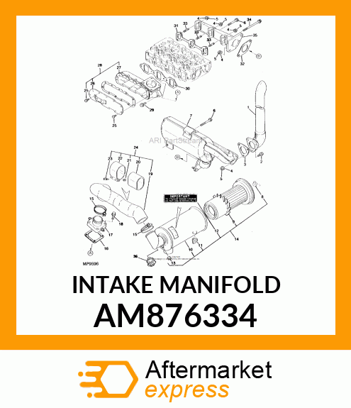 Intake Manifold AM876334