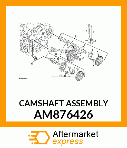 CAMSHAFT ASSEMBLY AM876426