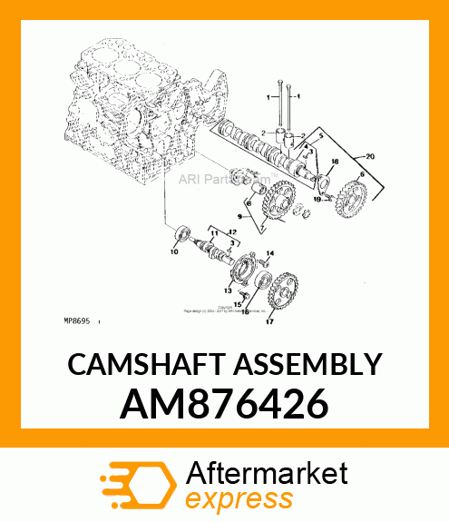 CAMSHAFT ASSEMBLY AM876426