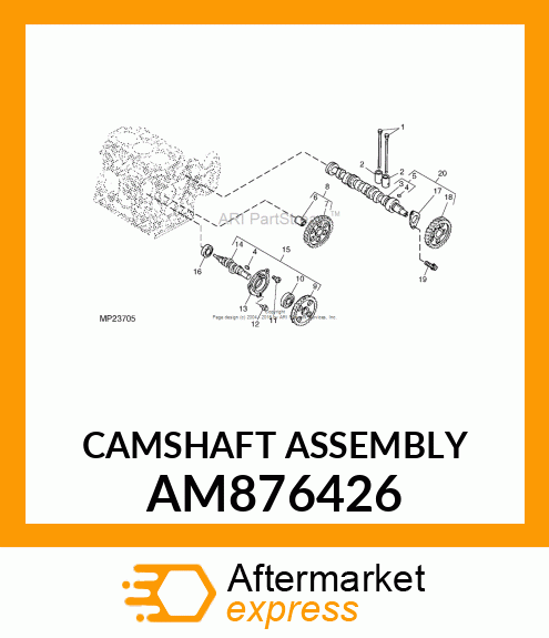 CAMSHAFT ASSEMBLY AM876426