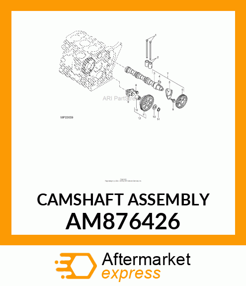 CAMSHAFT ASSEMBLY AM876426