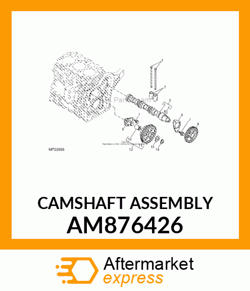 CAMSHAFT ASSEMBLY AM876426