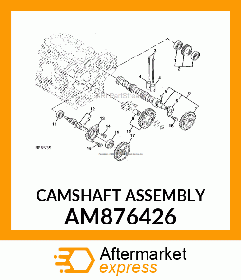 CAMSHAFT ASSEMBLY AM876426