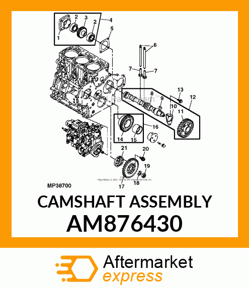 CAMSHAFT ASSEMBLY AM876430