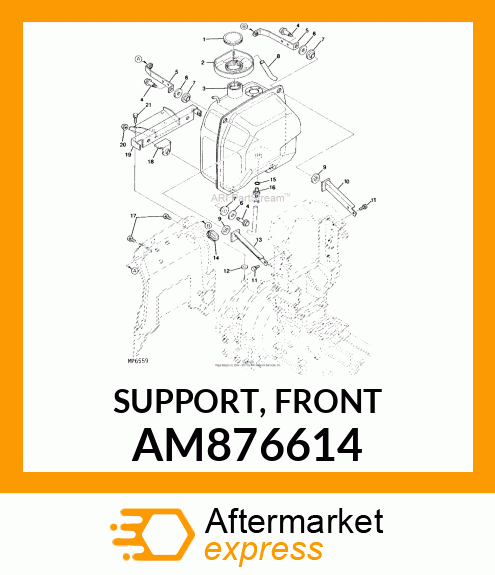 SUPPORT, FRONT AM876614