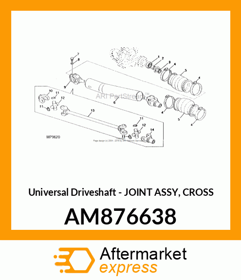 Universal Driveshaft AM876638