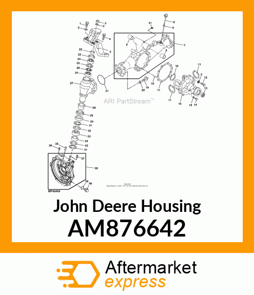 AXLE HOUSING ASSEMBLY AM876642