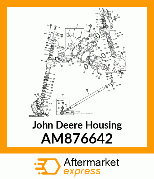 AXLE HOUSING ASSEMBLY AM876642