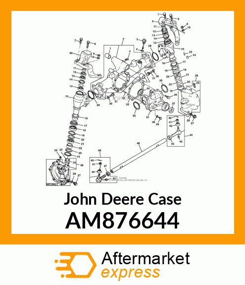 CASE, FINAL GEAR R.H. AM876644