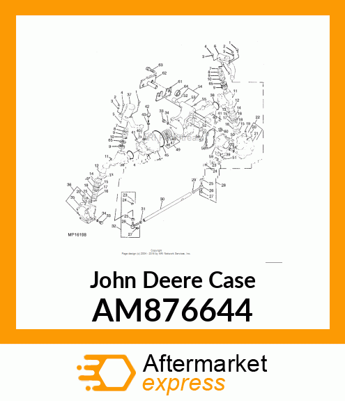 CASE, FINAL GEAR R.H. AM876644