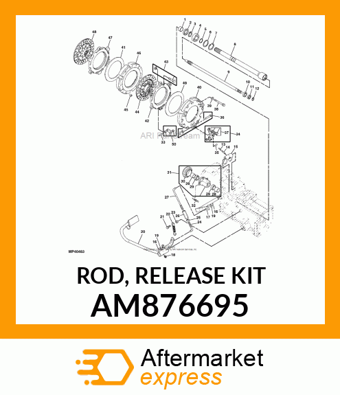 ROD, RELEASE KIT AM876695