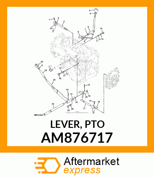 LEVER, PTO AM876717