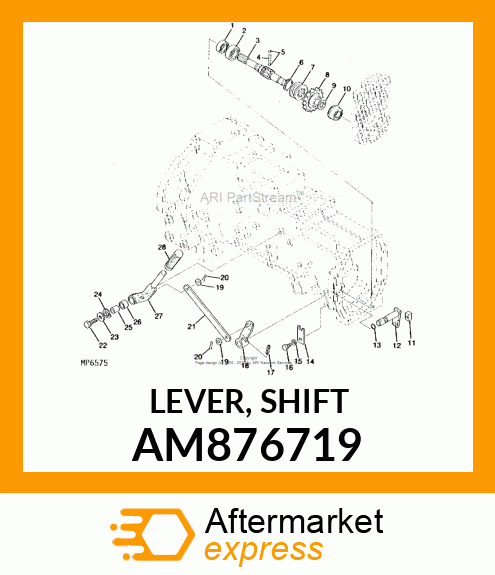 LEVER, SHIFT AM876719