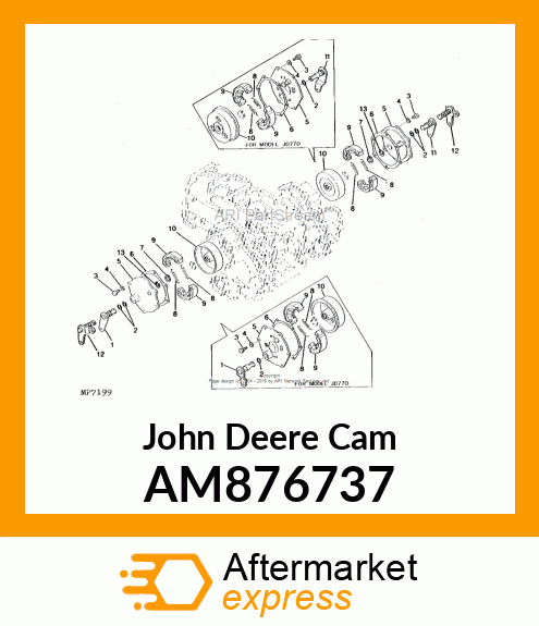 CAM, BRAKE LH ASSEMBLY AM876737