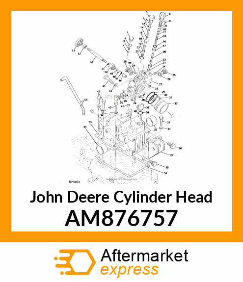 HEAD, CYLINDER ASSEMBLY AM876757