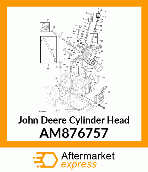 HEAD, CYLINDER ASSEMBLY AM876757