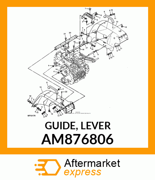 GUIDE, LEVER AM876806