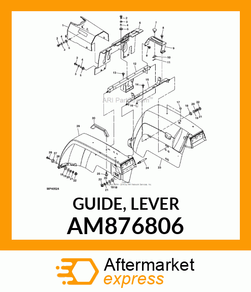 GUIDE, LEVER AM876806