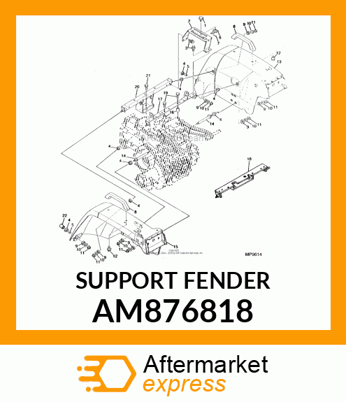 Support Fender AM876818