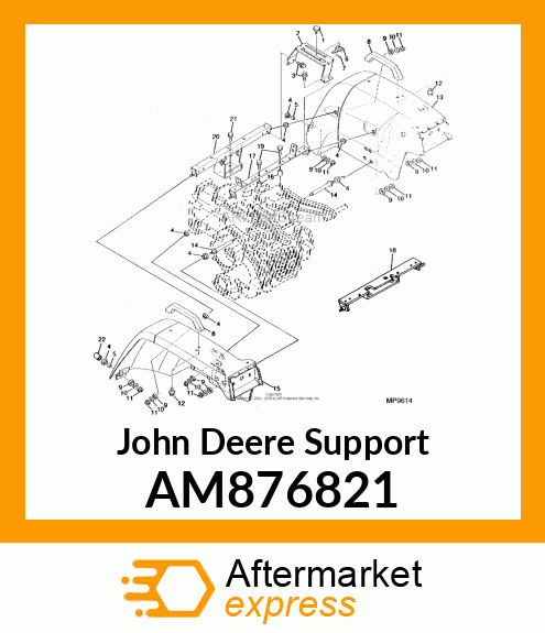 SUPPORT, SUPPORT, FENDER AM876821