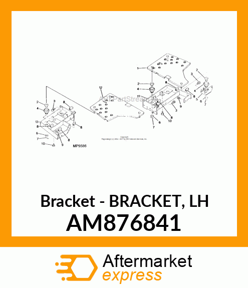 Bracket Lh AM876841