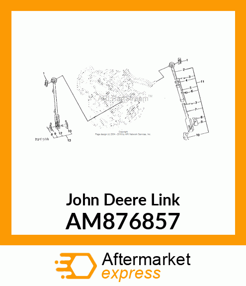 LIFT LINK, L.H. KIT AM876857