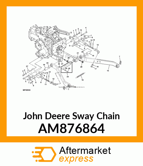SWAY CHAIN, REAR COMP AM876864