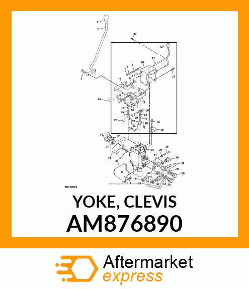 YOKE, CLEVIS AM876890