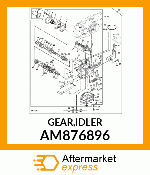 GEAR,IDLER AM876896