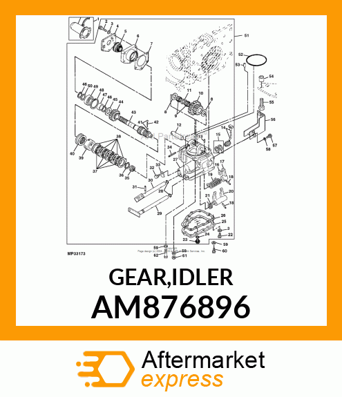 GEAR,IDLER AM876896