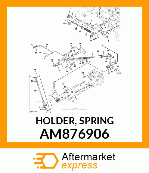 HOLDER, SPRING AM876906