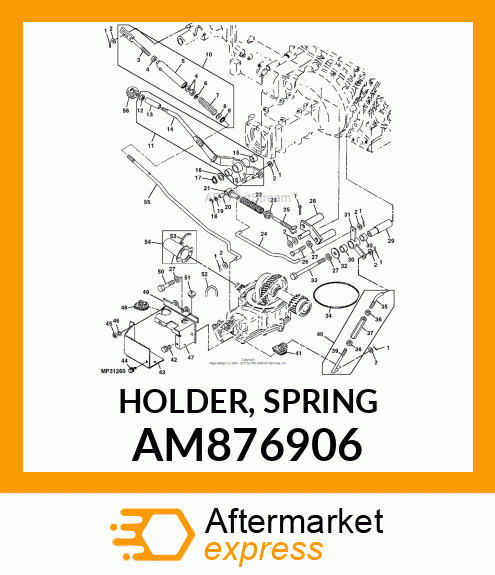 HOLDER, SPRING AM876906