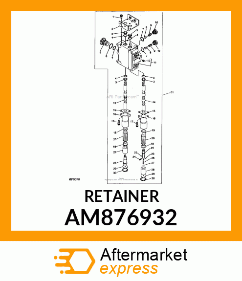 Retainer AM876932