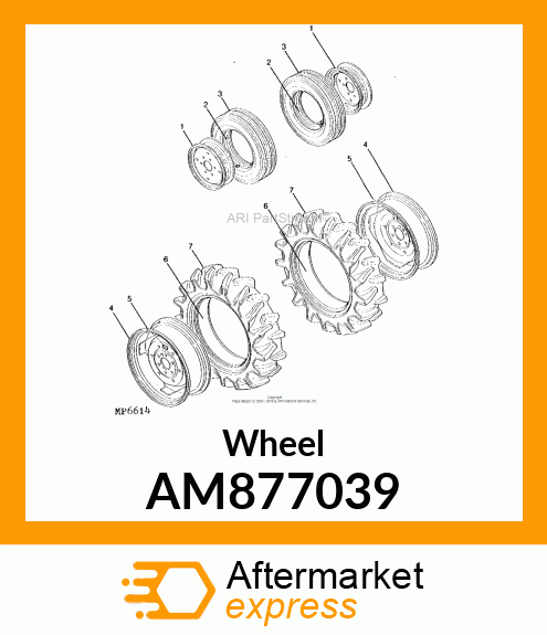 Wheel AM877039