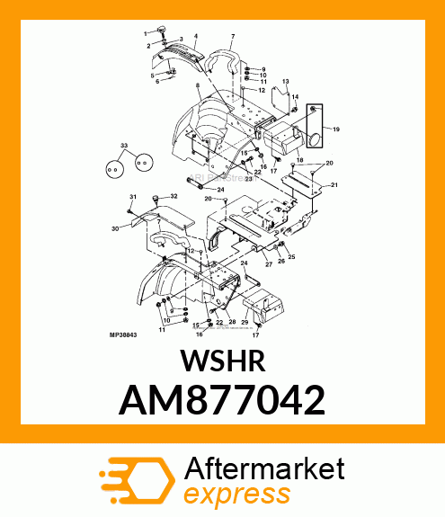 WASHER, WASHER AM877042