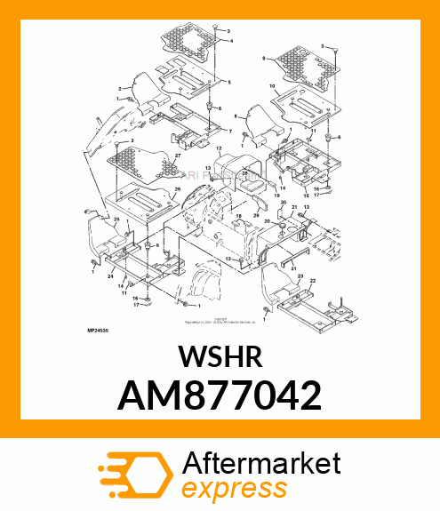 WASHER, WASHER AM877042