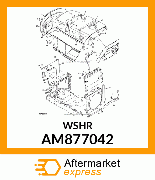 WASHER, WASHER AM877042