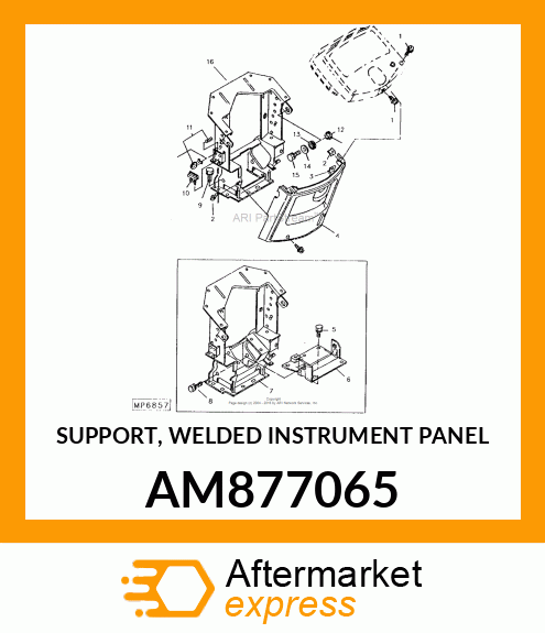 SUPPORT, SUPPORT, WELDED INSTRUMENT AM877065