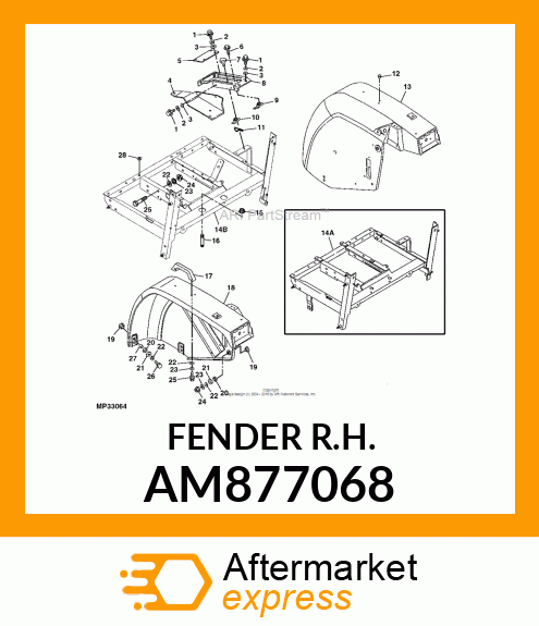 FENDER, FENDER R.H. AM877068