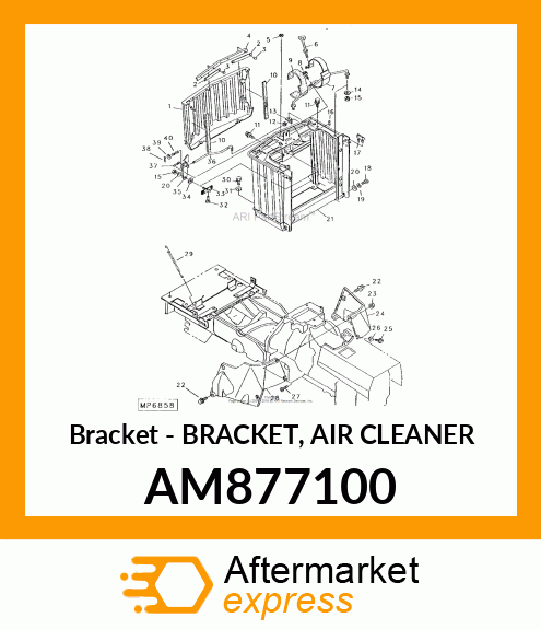 Bracket Air Cleaner AM877100