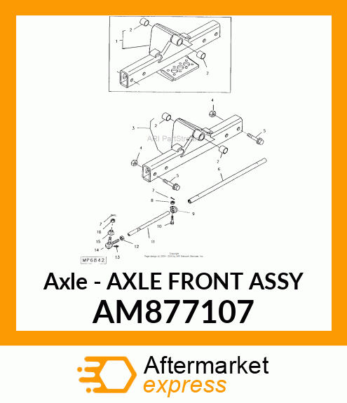 Axle AM877107