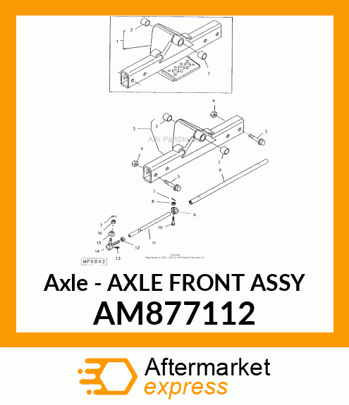 Axle AM877112