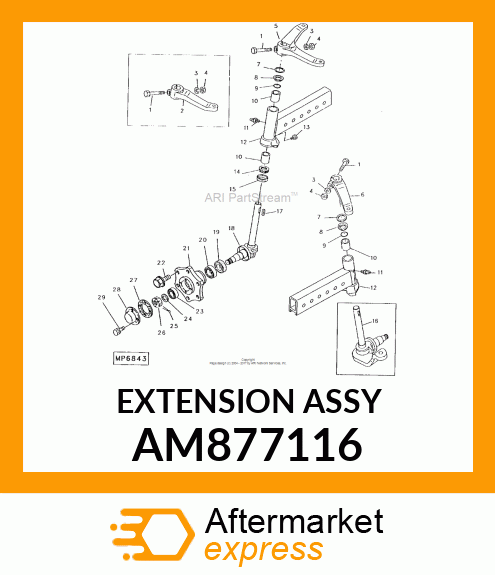 EXTENSION ASSY AM877116