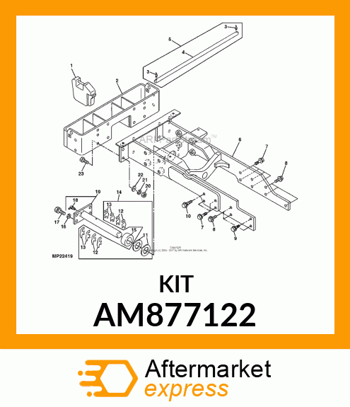 SHIM, SHIM SET, CENTER PIN AM877122