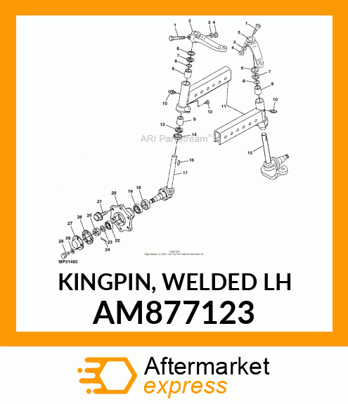 KINGPIN, KINGPIN, WELDED LH AM877123