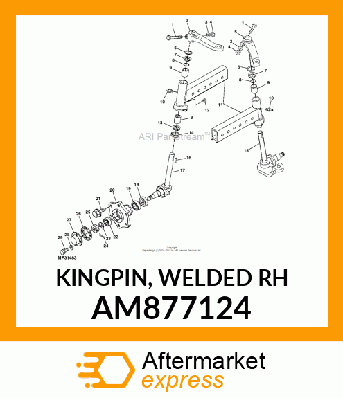 KINGPIN, KINGPIN, WELDED RH AM877124